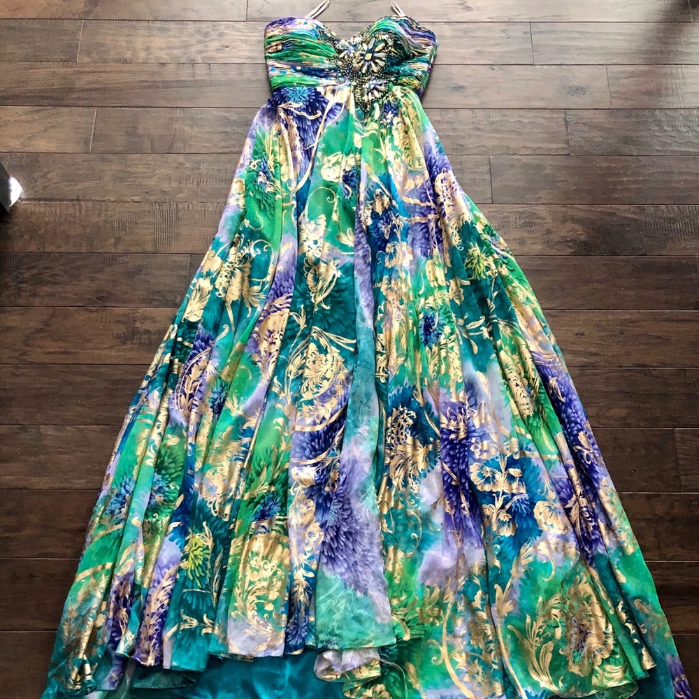EUC Custom Made Gown